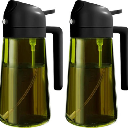 2 Count Original 16Oz/470Ml Olive Oil Dispenser Bottle for Kitchen Gadgets and Air Fryer Accessories