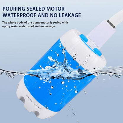 Portable Camping Shower Outdoor Camp Shower Pump,Usb Rechargeable Electric Shower Pump Multiple 3 Spray Modes for Camping, Hiking, Traveling,Rv